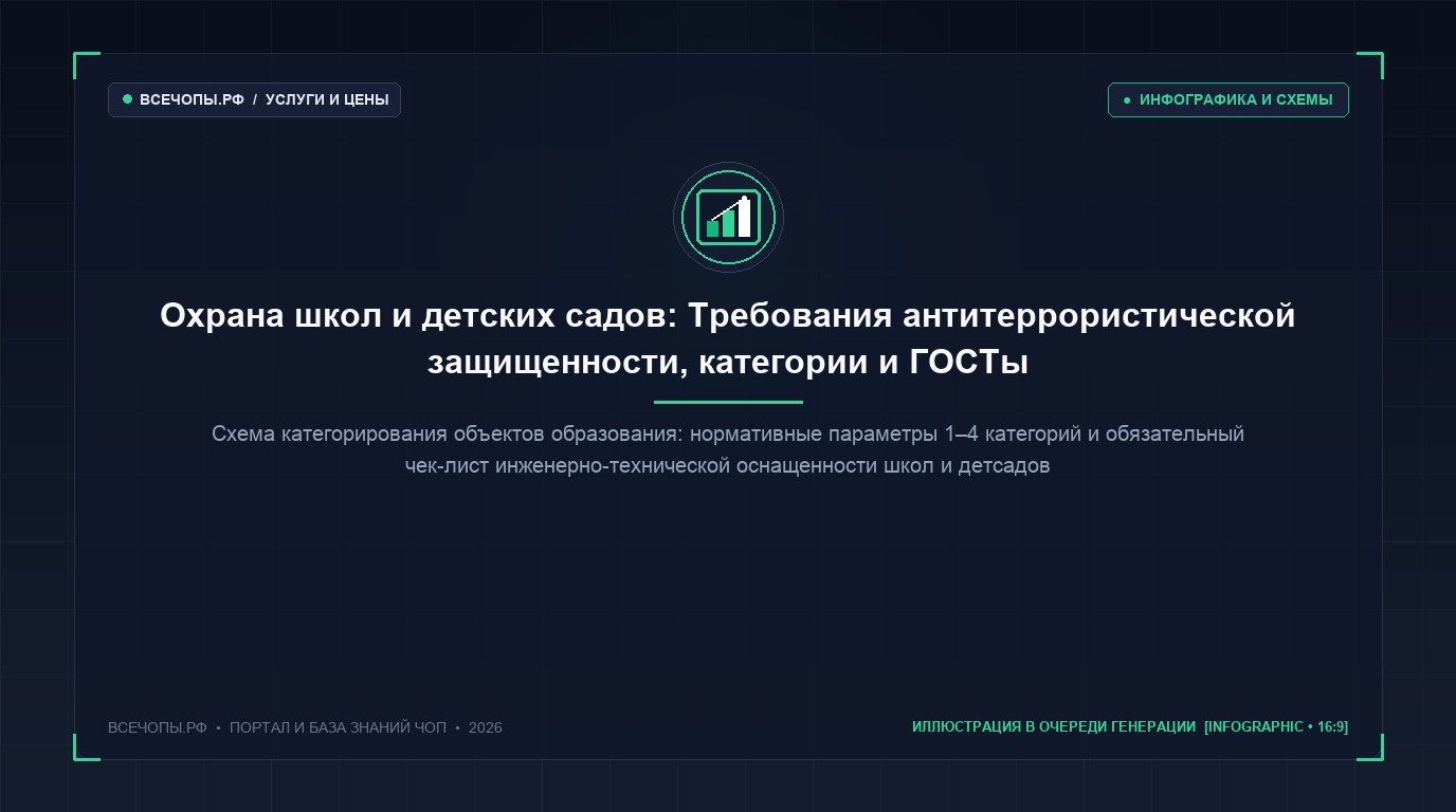 Инфографика категорирования образовательных учреждений по Постановлению 1006