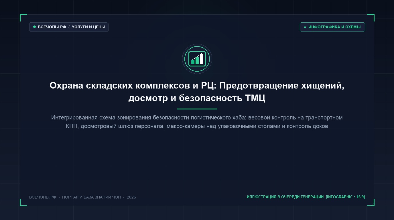 Интегрированная схема зонирования безопасности логистического комплекса класса А