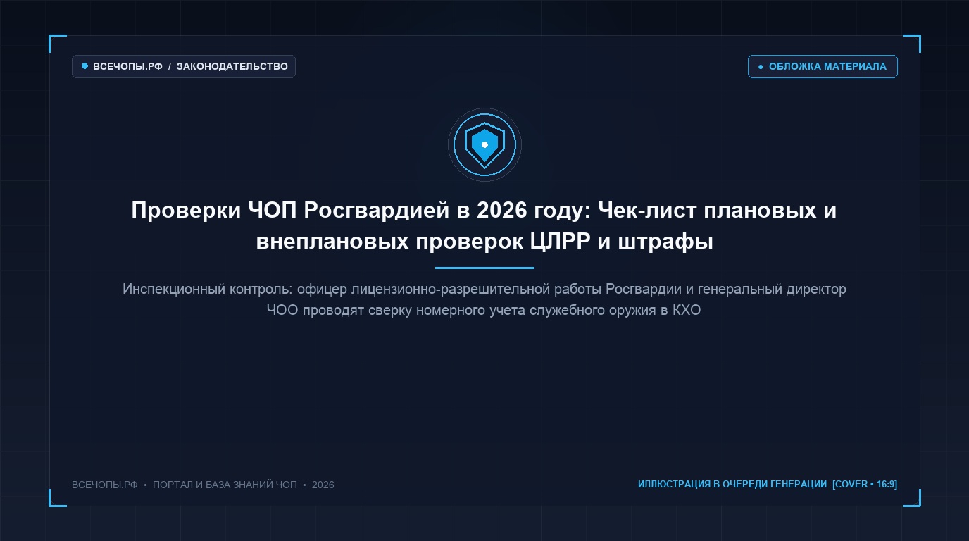 Инспектор Росгвардии проверяет оружейную документацию в ЧОП