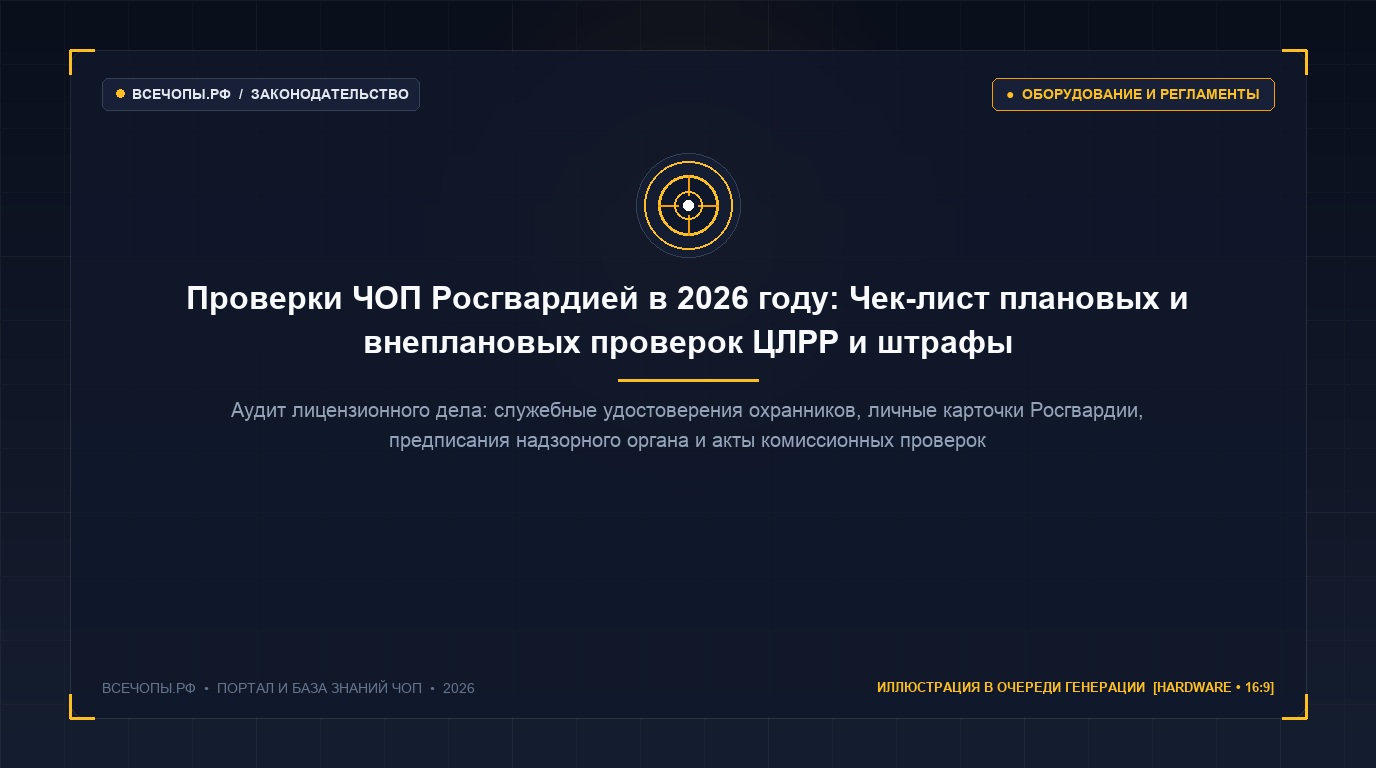 Документы проверки КХО и удостоверения охранников на столе