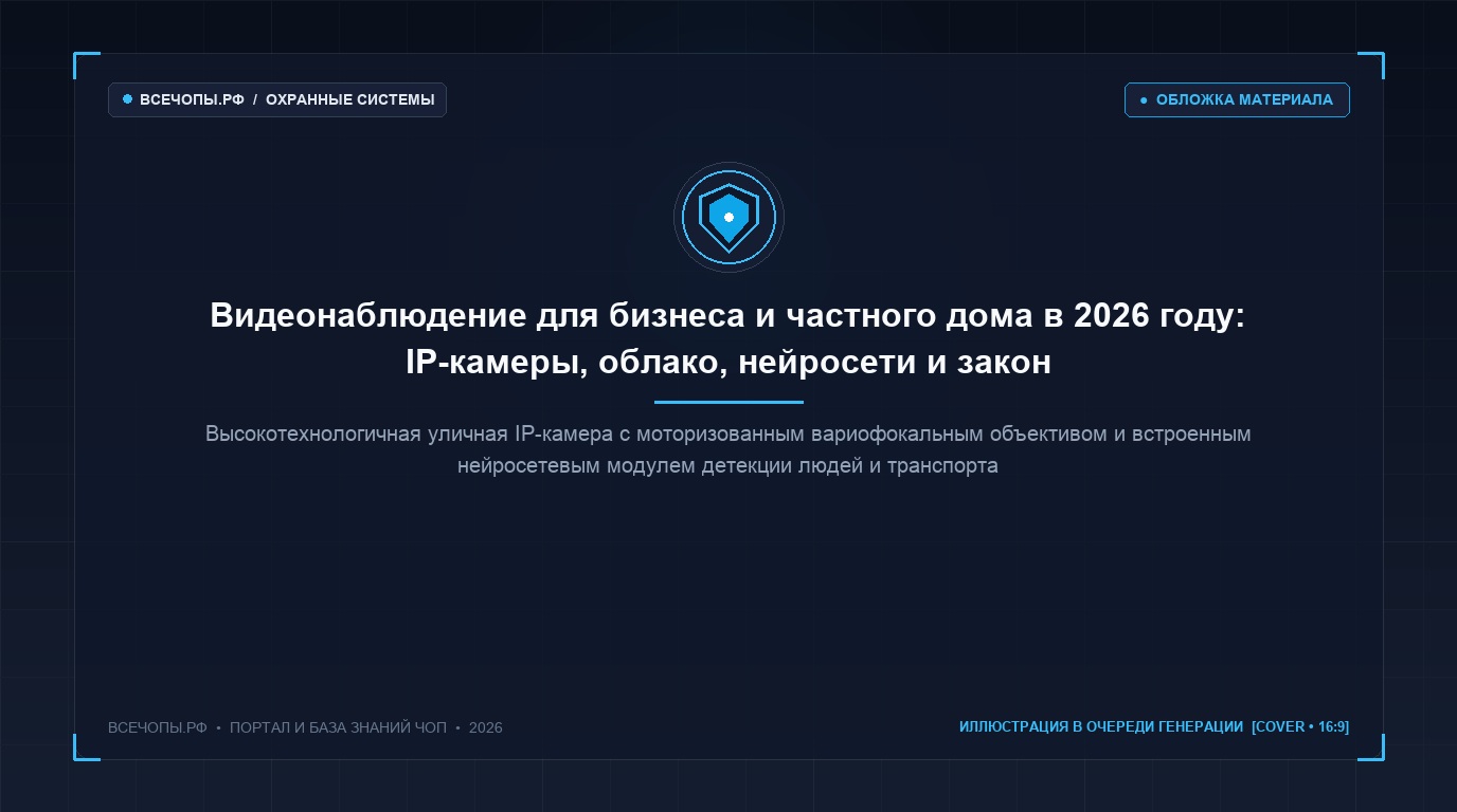 Уличная купольная IP-камера с ночной подсветкой на углу стеклянного офисного здания